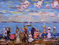 Prendergast, Maurice Brazil - Beach Scene